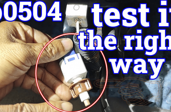 Как устранить код ошибки P0504 (корреляция сигналов выключателей тормоза «A» / «B»)