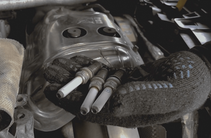 Замена свечей зажигания