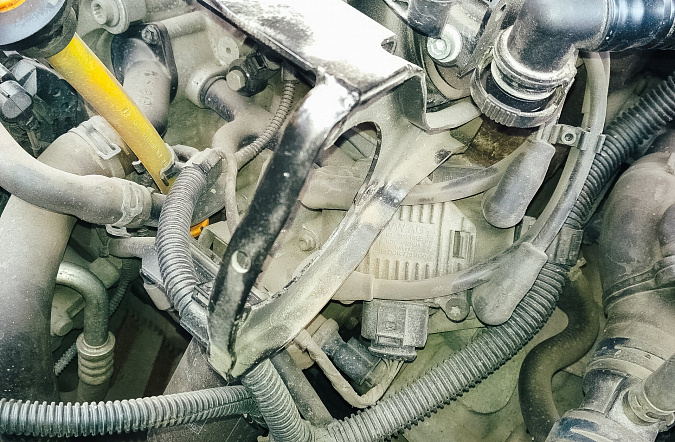  Катушка зажигания, свечи и высоковольтные провода двигателя 1.6 BSE (Skoda Octavia A5)