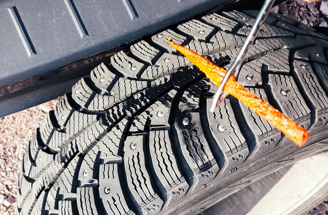 Ремонт шины жгутом. Инструкция!